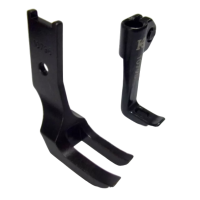 Set of presser feet