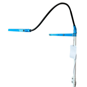 Lamp mounted on the thread holder