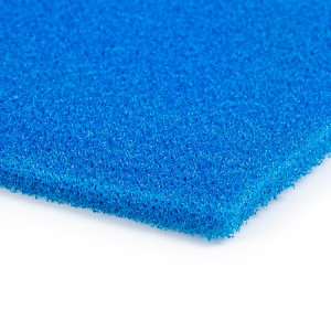 Softening foam blue, width 130 cm, thickness 5 mm