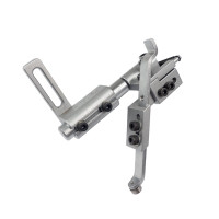 Adjustable roller guide with vertical mounting