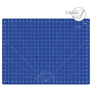 Self-healing cutting mat, medium 60x45 cm., dark blue