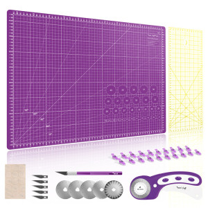 Cutting and slicing kit, size 60x45 cm., purple