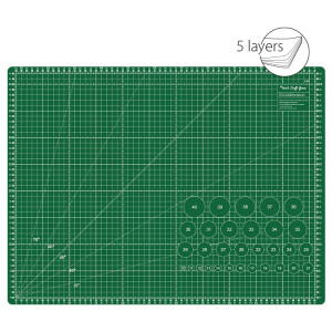 Self-healing cutting mat, medium 60x45 cm, green