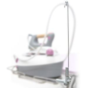 Iron cable holder with snap hook